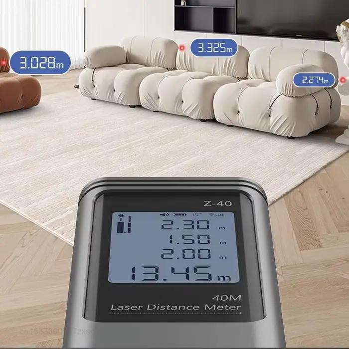 Télémètre laser 2 en 1 RONGUAN LR1 avec inclinomètre digital - Outil polyvalent pour pêcheurs
