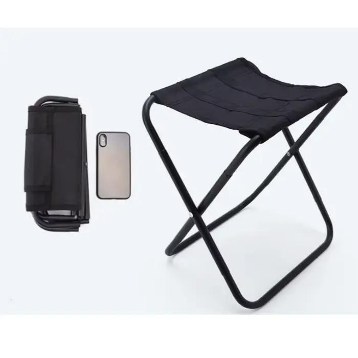 Chaise pliante pêche aluminium haute résistance - Siège camping portable avec sac de transport inclus