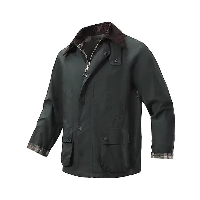Veste de pêche cirée vintage 100% coton - Parka doublé pour pêche traditionnelle