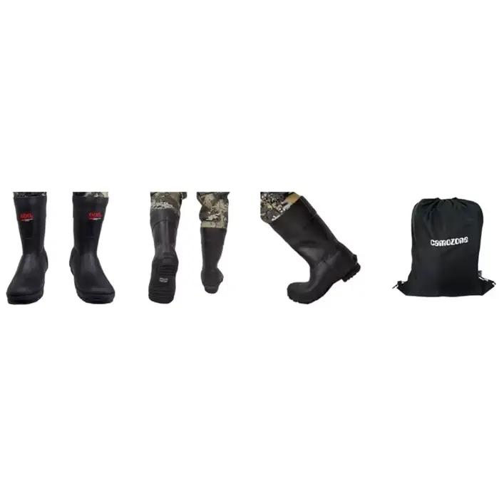 Waders de pêche en néoprène étanches avec poche poitrine pour hommes confortables occasions de pêche et chasse
