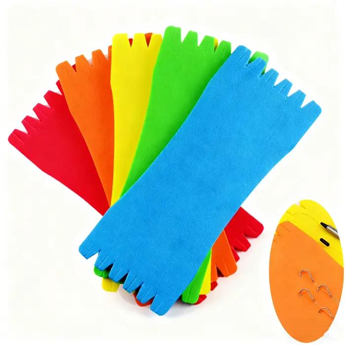 10 bobines de rangement pêche en mousse EVA pour ligne et hameçons couleurs aléatoires