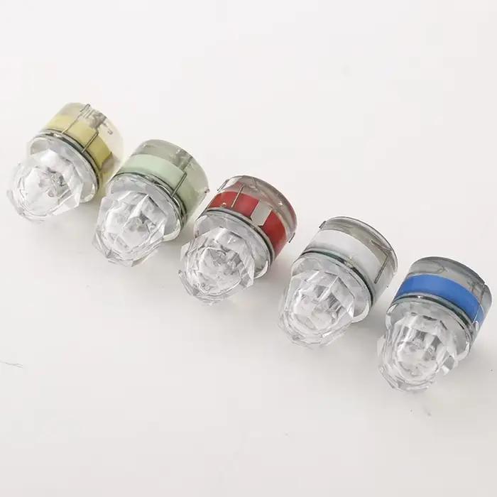 Projecteur LED sous-marin pour pêche en profondeur - Tube diamant étanche avec lumière colorée attractive