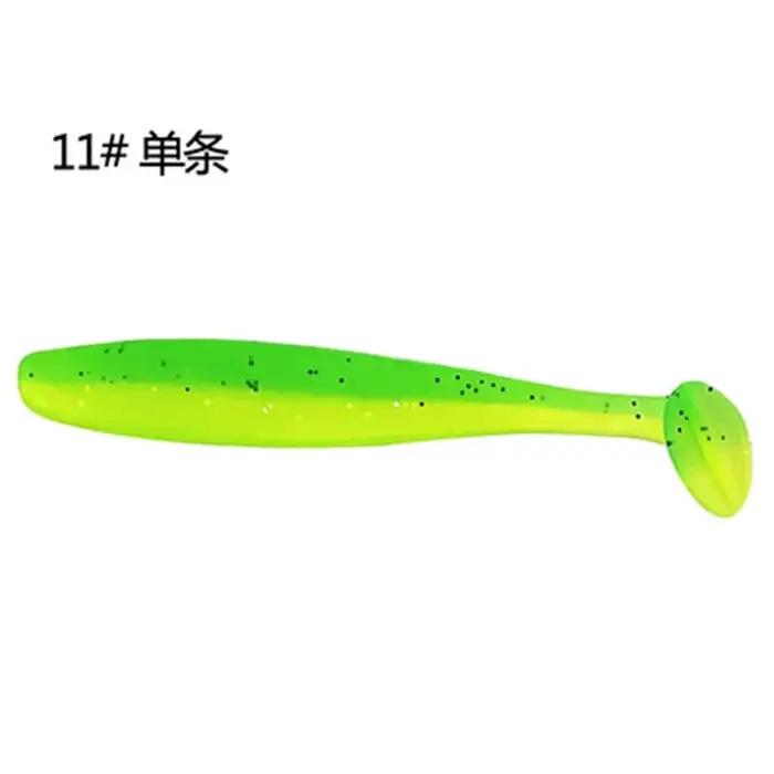 Leurre souple 70mm 90mm 120mm paddle tail pour pêche en mer - 10 pièces appâts nageurs