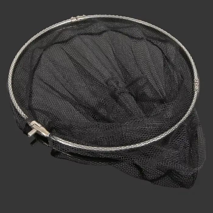 Filet de pêche pliable avec manche télescopique et sac de rangement pour captures en eau profonde