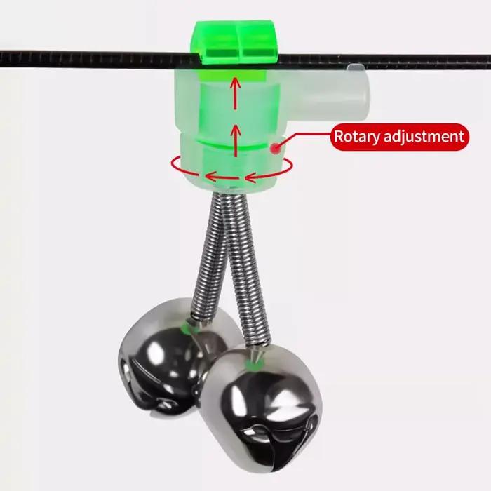 5-10 pcs Alarme de touche pêche ABS vert - indicateurs morsure poisson accessoires canne à pêche extérieur