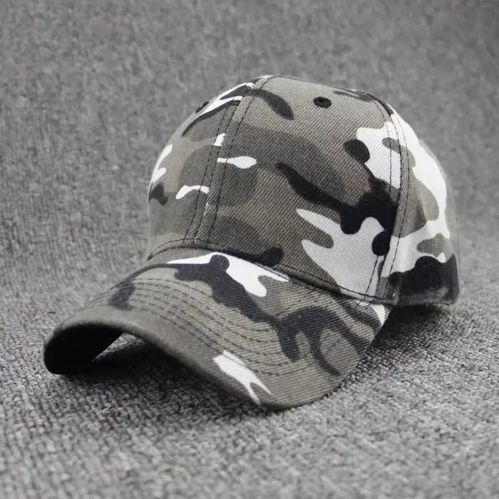 Casquette camouflage pêche homme - Chapeau de soleil tactique pour pêche en mer et rivière