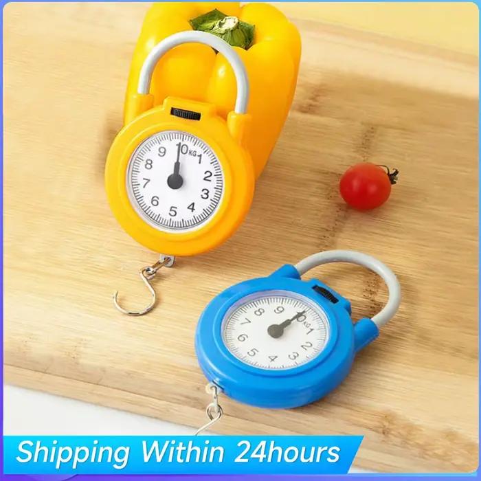 Balance digitale pêche 10KG ATUOTIN - Pèse-bagages portable mini avec crochet pour voyage et cuisine