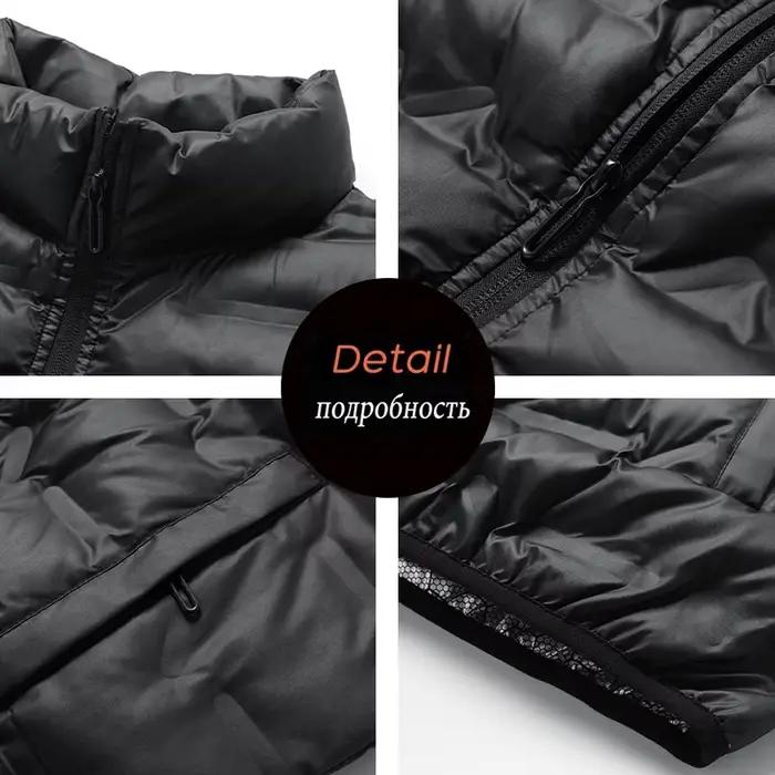 Veste sans manches homme hiver chaude grande taille 7XL 8XL pour pêche et plein air