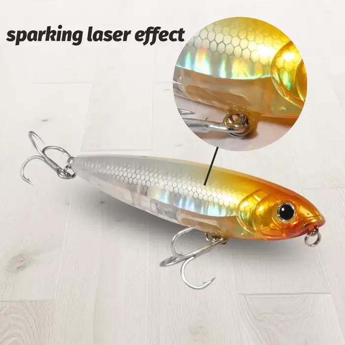 Leurre flottant GOBAIT 17,5g 10cm pour pêche topwater en surface avec animation walk the dog et