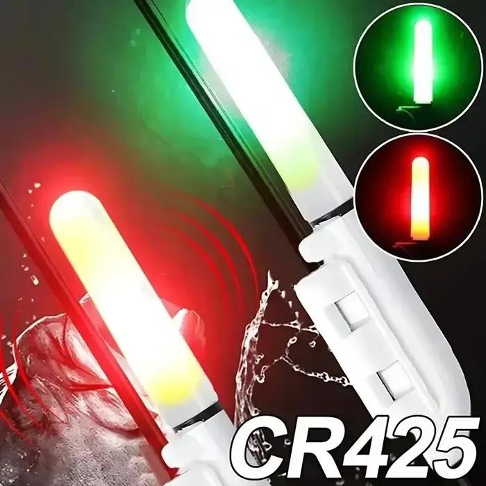 Lampe LED amovible étanche pour canne à pêche avec flotteur et pile CR425 accessoire pêche nocturne rocheuse
