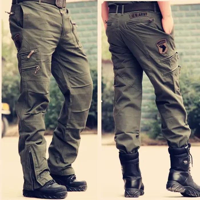 Pantalon de combat noir décontracté - Polyvalence parfaite pêche airsoft et activités outdoor