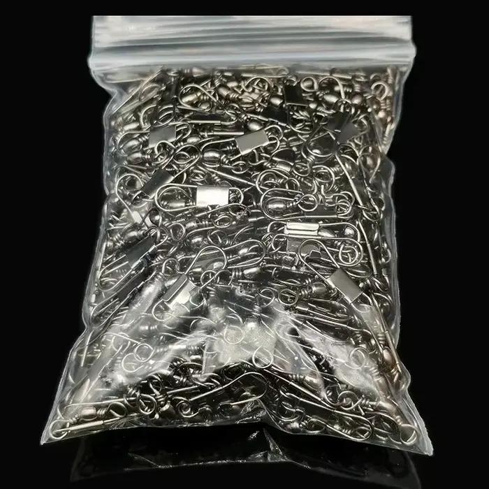 Clips de verrouillage rapide 10-50PCS pour accessoires pêche rotation à billes raccords hameçons carpe