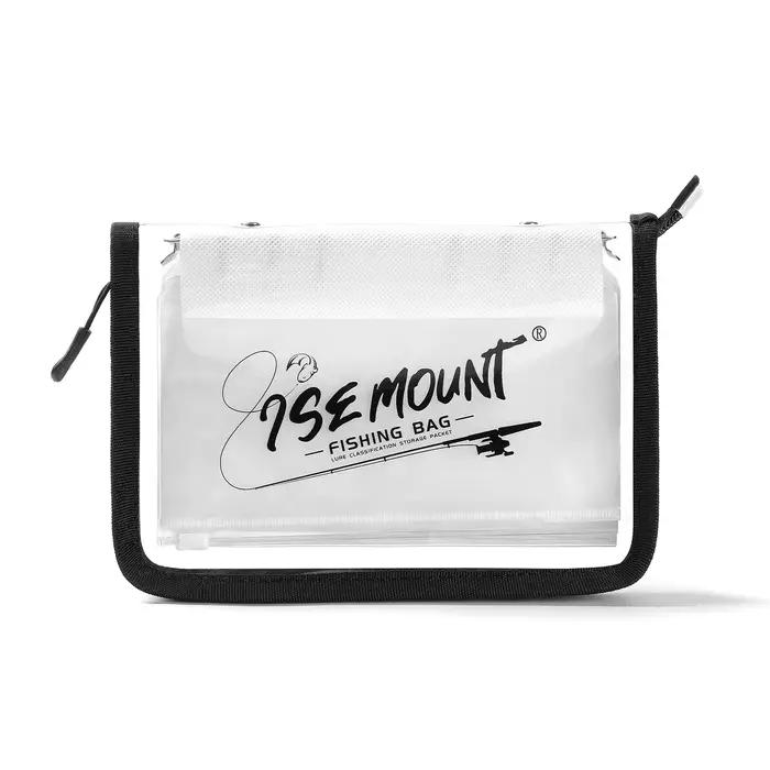 Sac de rangement PVC transparent pour leurres artificiels - Poche intérieure compartimentée étanche