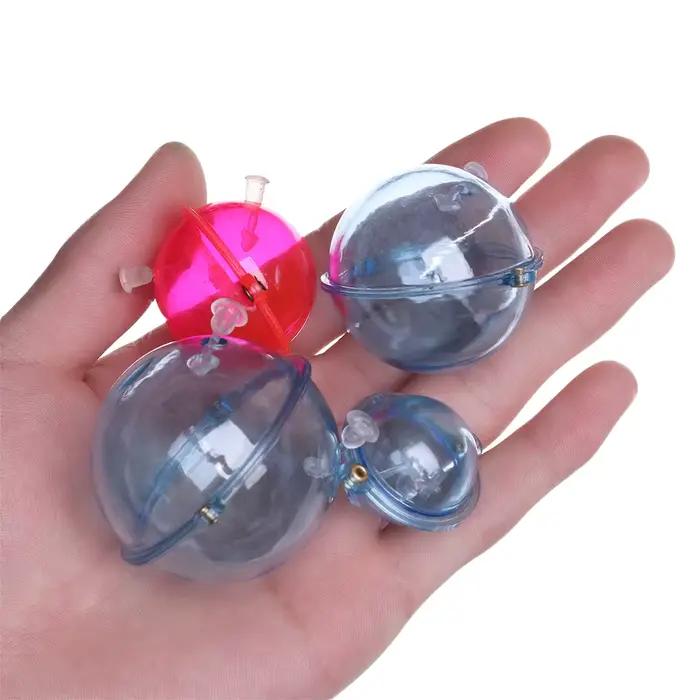 Lot de 5 flotteurs de pêche bulles ABS bleus et rouges 25 32 40 47mm pour