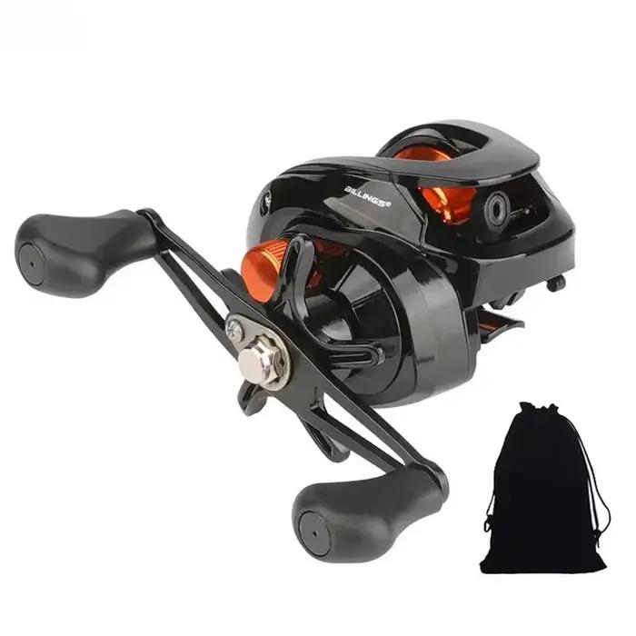 Moulinet baitcasting GLS léger bobine métal ratio 6.3:1 frein 8KG haute vitesse pour mer