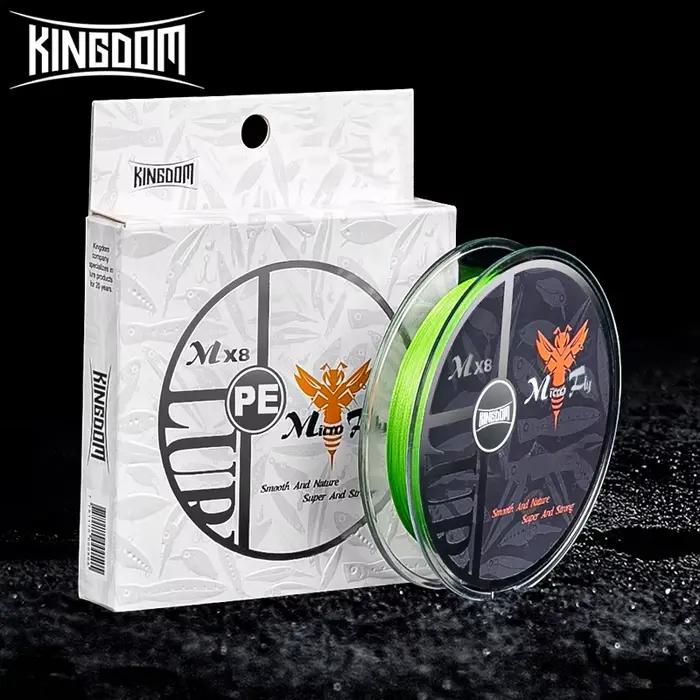 Ligne micro fly tresse PE 4 brins 3 résistances - Casting distance raideur extreme pêche précise