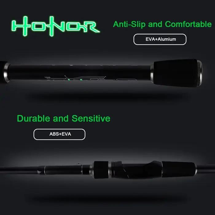 Canne télescopique MIFINE HONOR fibre carbone 24T 2.1m-2.7m pour leurres 3-27g voyage et spinning