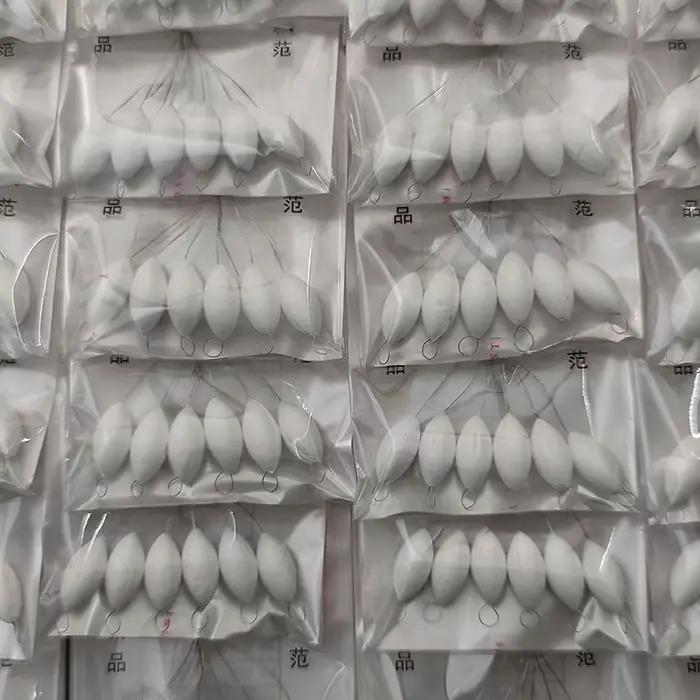 240 flotteurs sept étoiles blancs tailles S/M/L - Accessoires pêche carpe bouées pesca