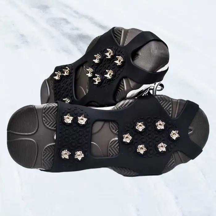 Crampons amovibles semelle bottes pêche récif rocheux antidérapants acier inoxydable 304 couvre-chaussures