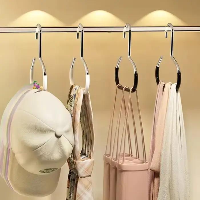 Porte-chapeaux anneau cercle durable accroche non marquant pour rangement pêche accessoires