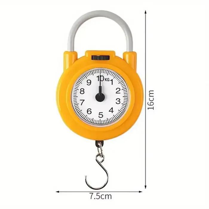 Balance mécanique portable 10kg pour pêche - Précision manuelle robuste pour peser poissons en extérieur