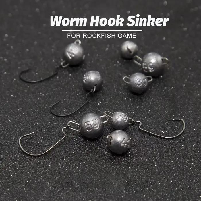Plombs GOBAIT de pêche en métal pour profondeur et rocheux, lot de 5 tailles différentes pour pêche en eau profonde et traîne