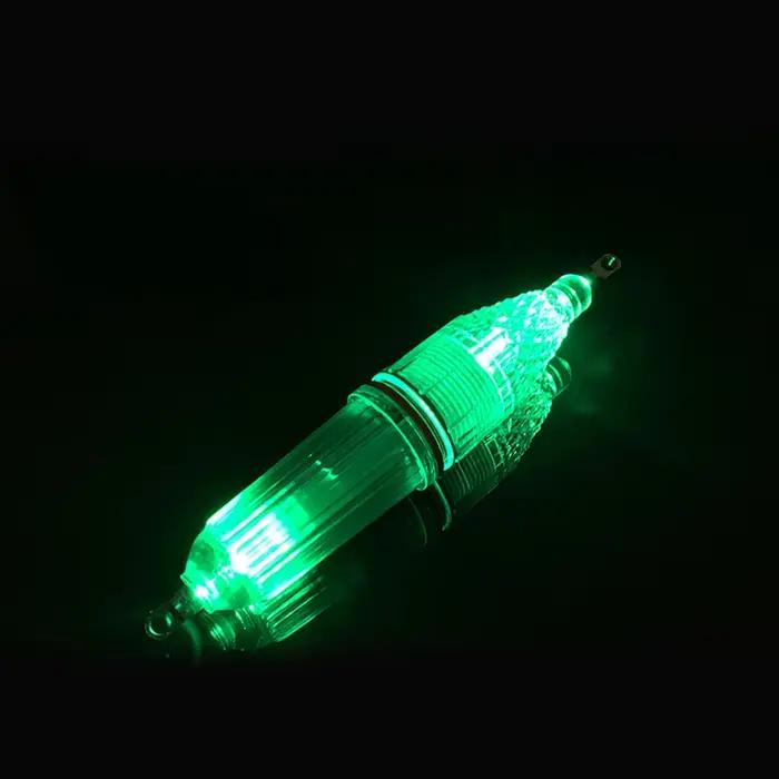 Lampe de pêche LED submersible pour attirer les poissons la nuit en mer avec double éclairage