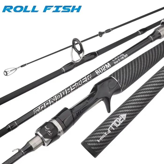 Canne ROLLFISH Power M spinning casting 1.8-2.7m eau douce mer carbone - canne rapide pêche black bass