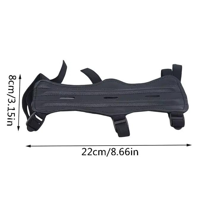 Protège-bras réglable en cuir pour tir à l'arc protection avant-bras chasse pêche accessoire activité plein air occassionnels