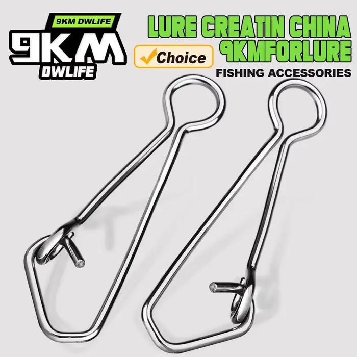 Snaps pêche 50-200 pièces acier inox - Connecteurs rapides pour leurres et plombs trolling