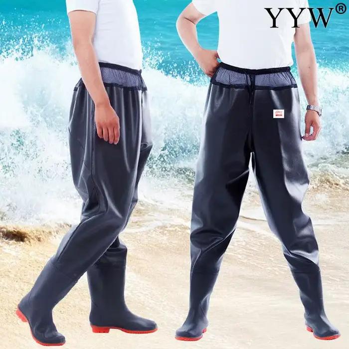 Pantalon waders étanches pêche chasse avec semelle Oxford pour hommes et femmes