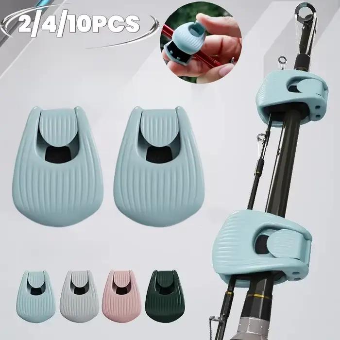 Fixation portable pour canne à pêche avec clip de serrage pour pêche plage et transport