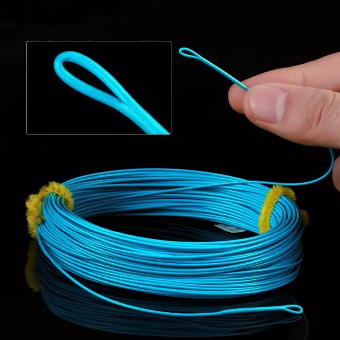 Ligne de pêche à la mouche Goture GENERAL 30m WF flottante avec boucles soudées