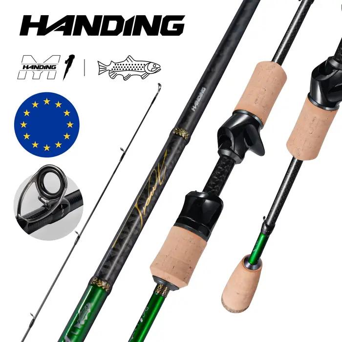 Canne de pêche HANDING 2.13m en carbone action rapide pour pêche en mer, rocher, plage, lac, rivière et étang occasions spéciales