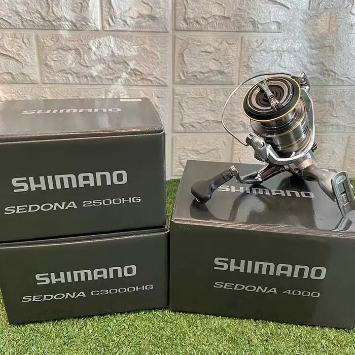 Moulinet de pêche spinning SHIMANO SEDONA 2023 ratio 5.0:1 6.2:1 4.7:1 frein avant 3+1BB HAGANE