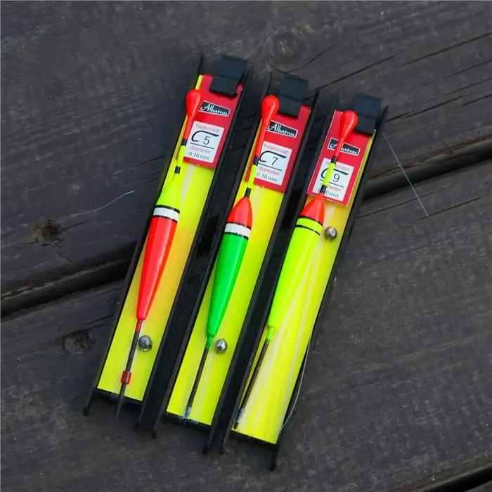 Set flotteurs pêche débutant eau peu profonde avec montage bobber rig flotteurs droits