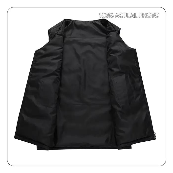 Gilet chauffant homme et femme 16 zones chauffantes hiver veste chauffage constant sans batterie