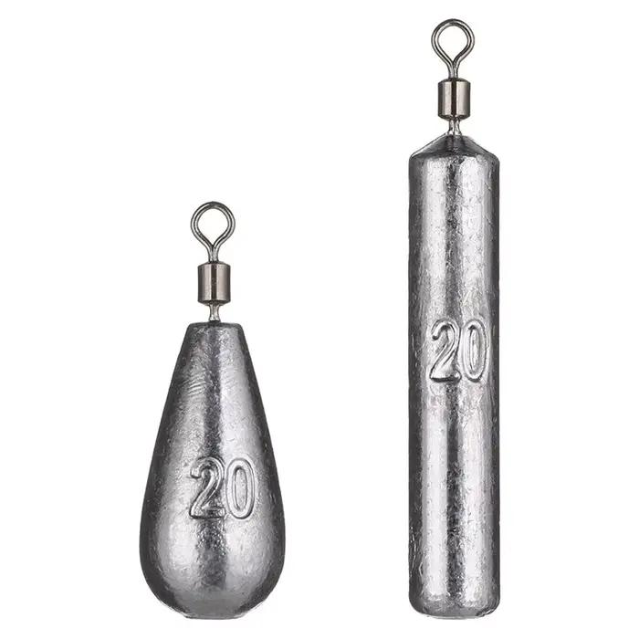 Lot de 5 plombs goutte d'eau pour la pêche de la carpe, 3.5g 5g 7g 10g