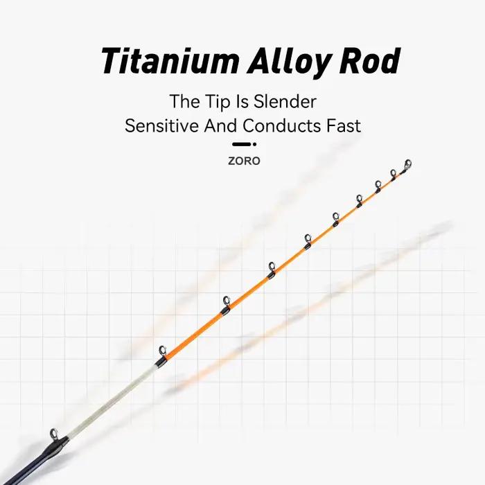 Canne LEYDUN ZORO Léger pour pêche au calmar et seiche avec scion titane 145M/H 58g