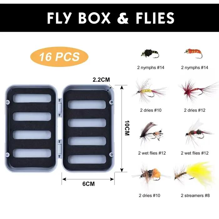 Canne à mouche Goture 2.7m 9FT légère voyage carbone 30+36T pour truite saumon perche brochet pêche