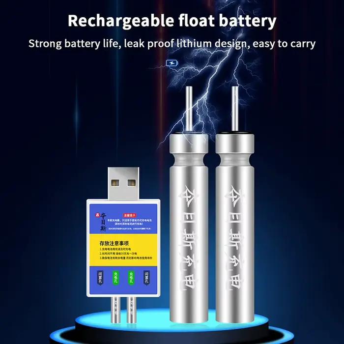 Alarme de touche pêche rechargeable USB - Indicateur de morsure avec batterie CR425 longue durée