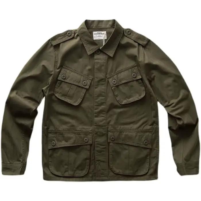 Veste vintage américaine TCU multi-poches - 100% coton pêche printemps automne - Workwear chasse