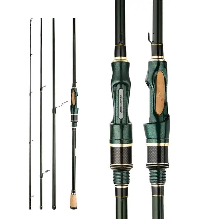 Canne spinning carbone CEMREO 4-5 sections 1.8-2.4m portable travel rod pour pêche voyage