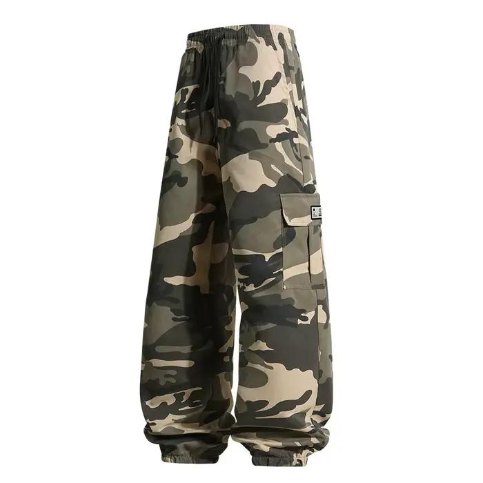 Salopette camouflage tactique pour hommes - Multi-poches qualité - Parfait entraînement pêche