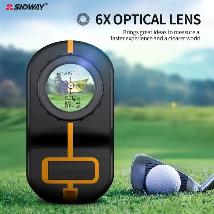 Télémètre laser SNDWAY télescopique 600M à 1500M pour chasse et pêche - Monoculaire
