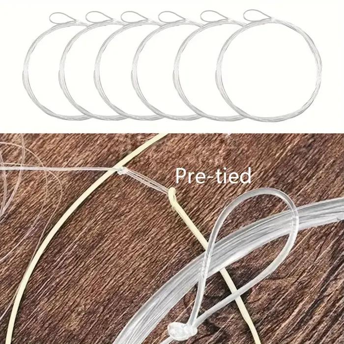 Ligne de tête de pêche à la mouche Aventik, bas de ligne nylon pré-noué avec boucle,