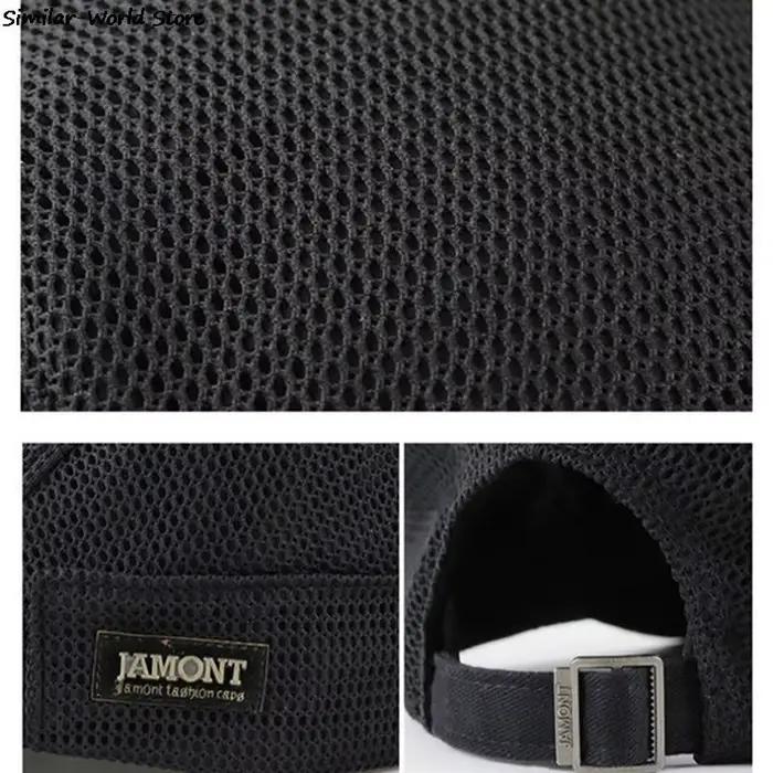 Casquette baseball mesh respirante été homme - Chapeau pêcheur dad hat ventilation optimale
