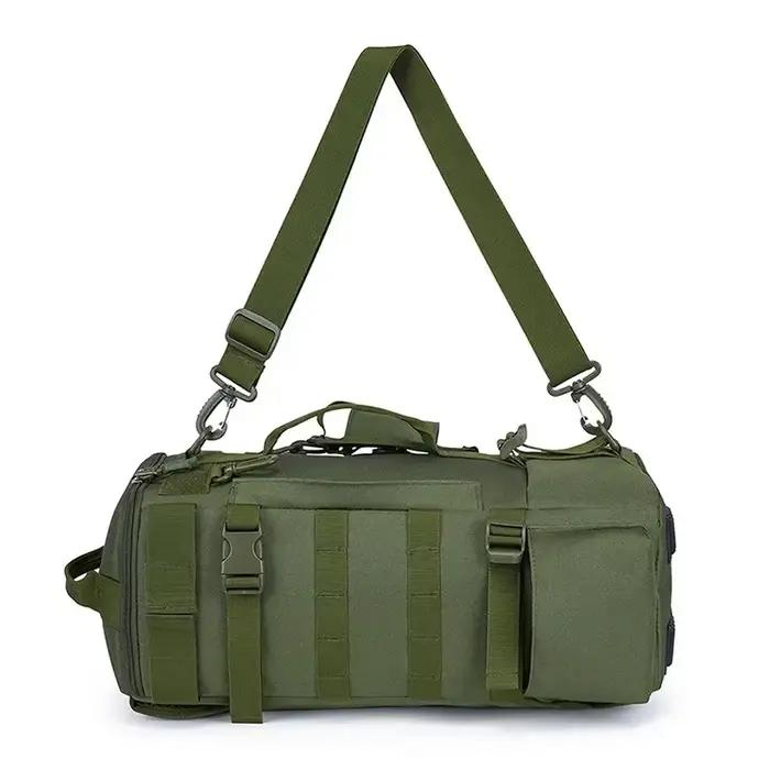 Sac à dos de pêche multifonction grande capacité avec rangement pour cannes équipement sport extérieur