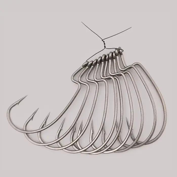 Hameçons offset PTFE Lureholic super slide pour texas rig et drop shot pêche