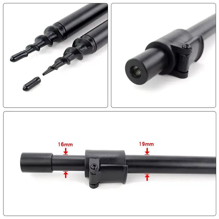 Support canne carp fishing Hirisi aluminium - Bank sticks 2 pièces rod pod stabilisation berge